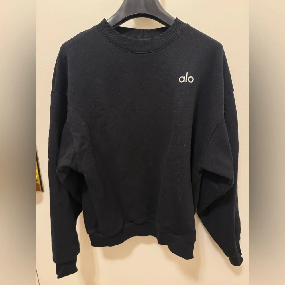 Alo yoga Accolade sweatshirt - black - Picture 2 of 4